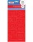 CREATIVE START Letters, Numbers and Characters, Red, 2-inch, Helvetica Font, Self-Adhesive, 1197 Assorted Letters, Numbers and Characters